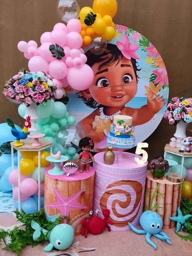 festa moana em casa