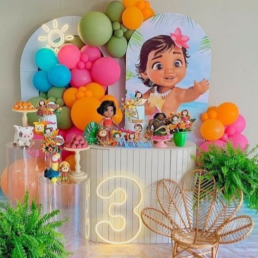 decoração moana rústica