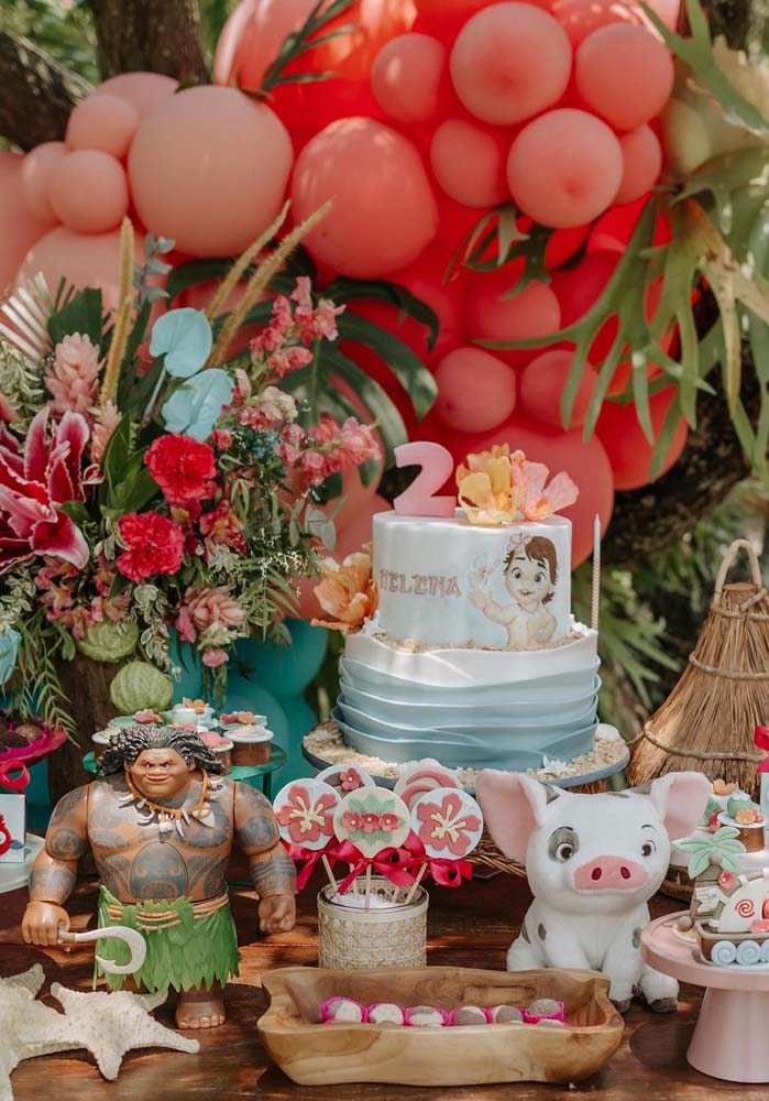 elementos polinésios festa moana