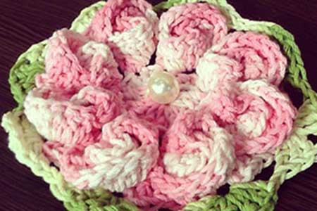 técnicas de crochê para flores