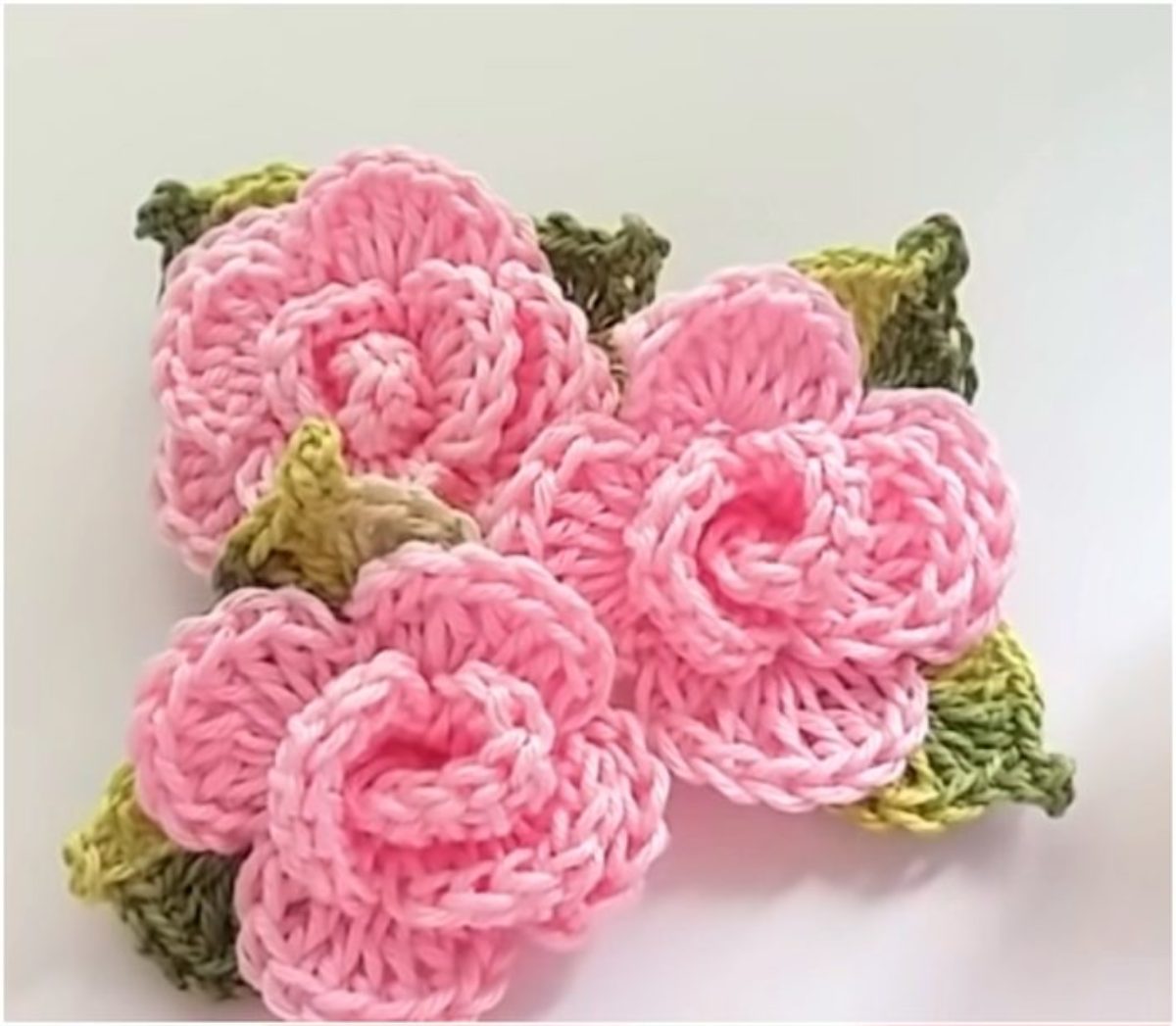 técnicas de crochê para flores