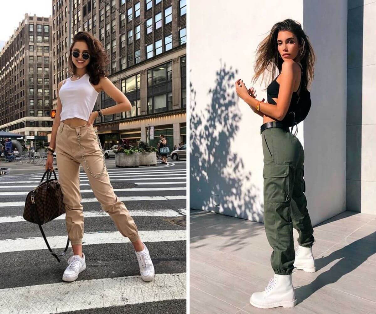 looks com calça cargo