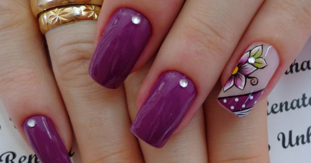 unhas decoradas curtas