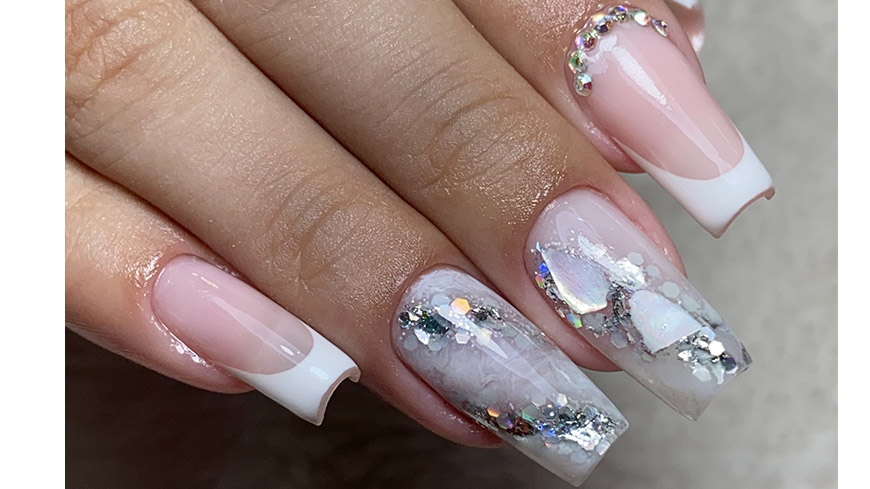 unhas decoradas para casamento