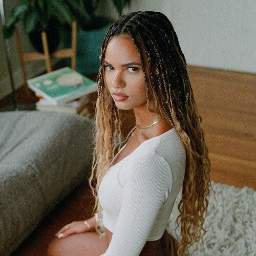 gypsy braids com pontas abertas