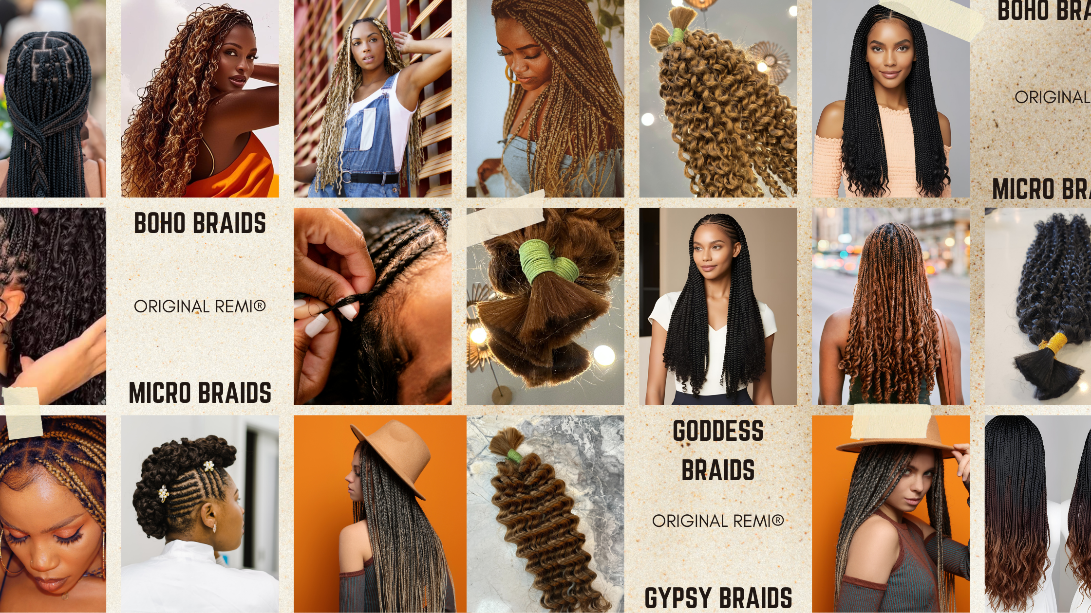 gypsy braids com cabelo humano