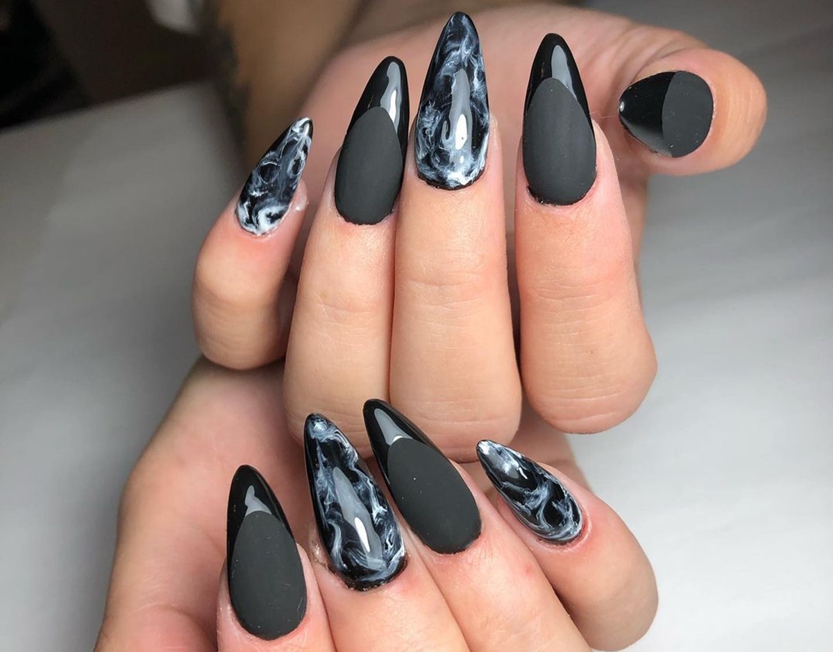 esmalte preto decorado