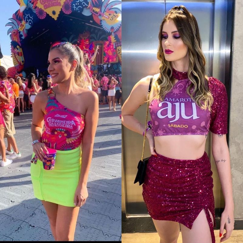 roupa de carnaval customizada