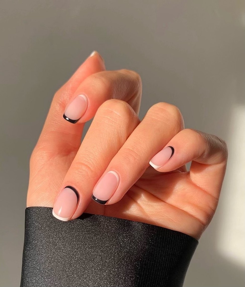 unhas curtas elegantes