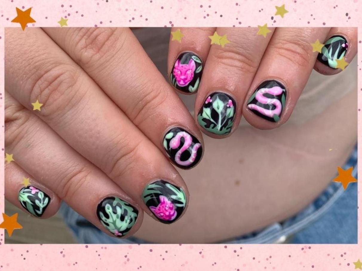 como decorar unhas curtas