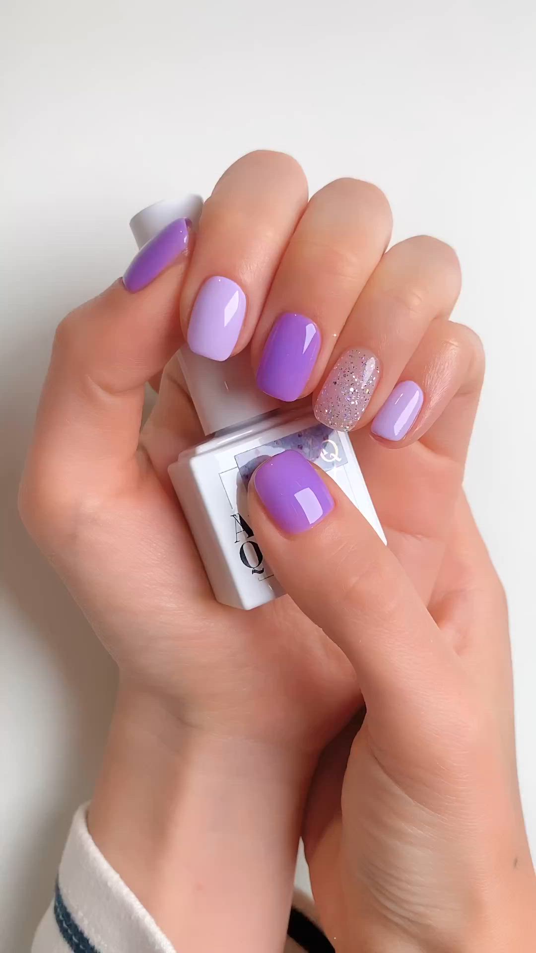 unhas curtas cores