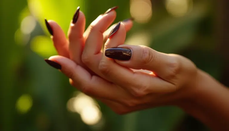 33 ideias de unhas marrom que vão te surpreender em 2026