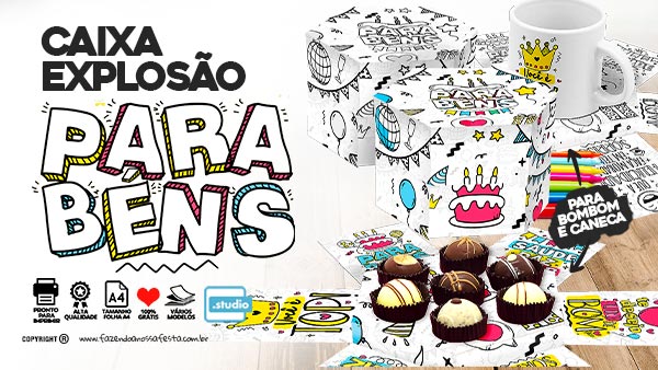 desenho de feliz aniversário para imprimir