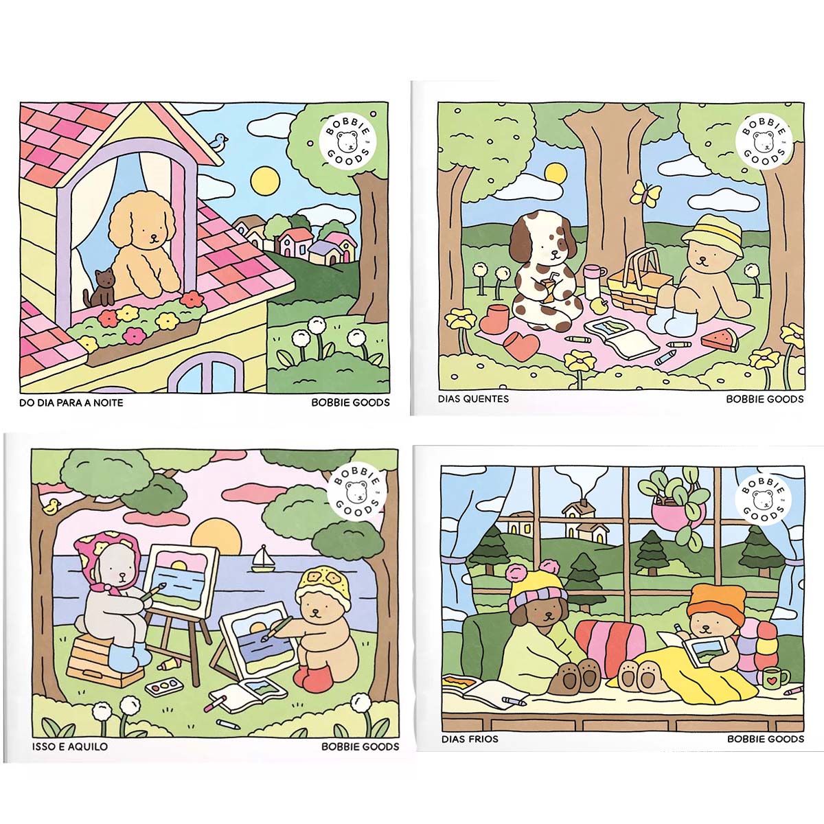 técnicas de colorir Bobbie Goods
