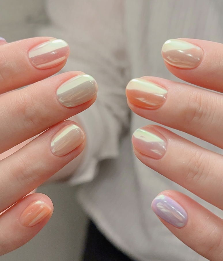 unhas curtas squoval