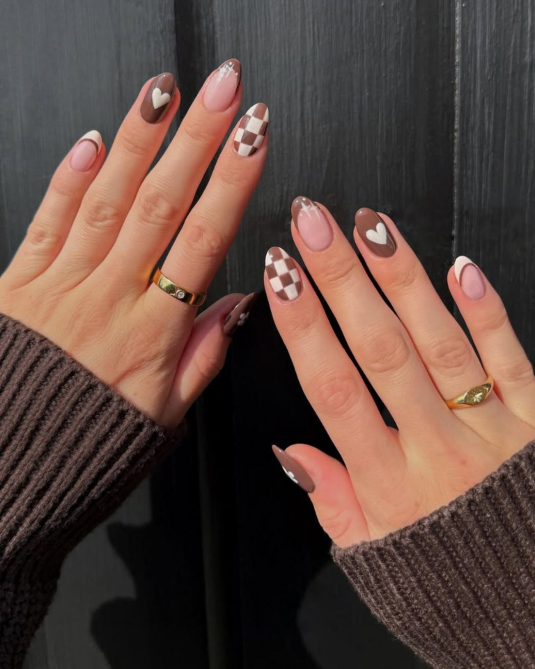 coffee nails