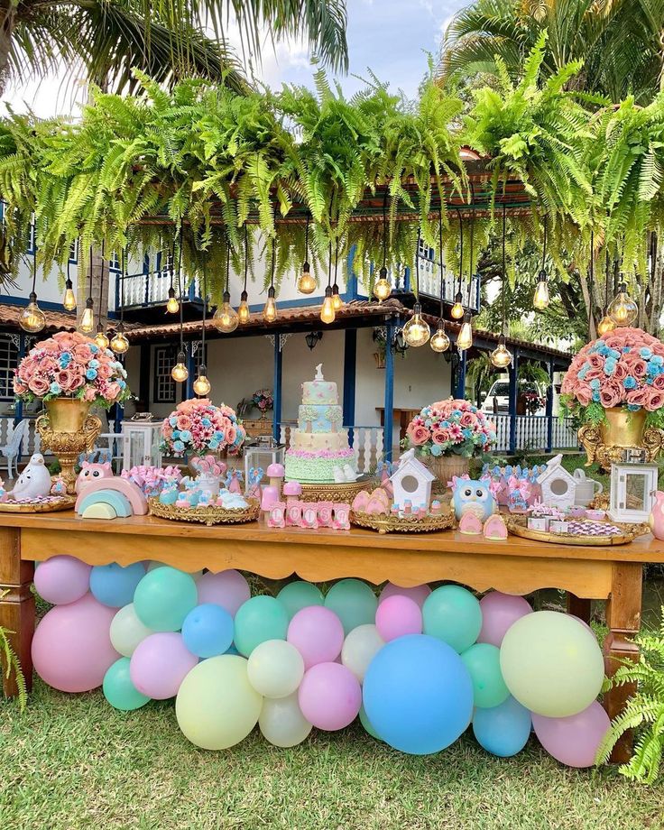 decoração jardim encantado 1 ano menina