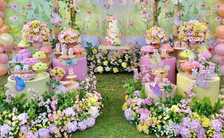 festa jardim encantado simples