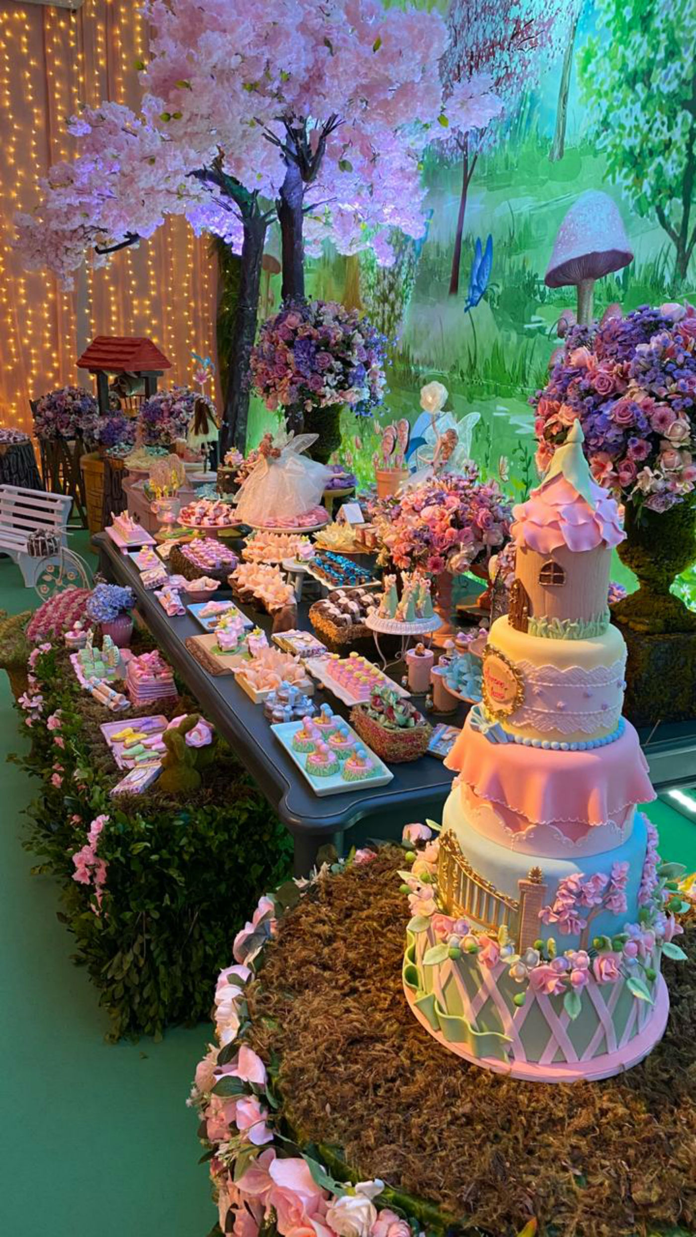 personagens jardim encantado festa