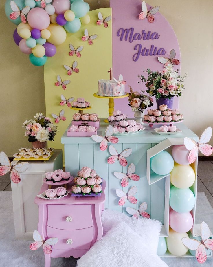 doces tema jardim encantado