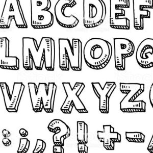 letras cursivas