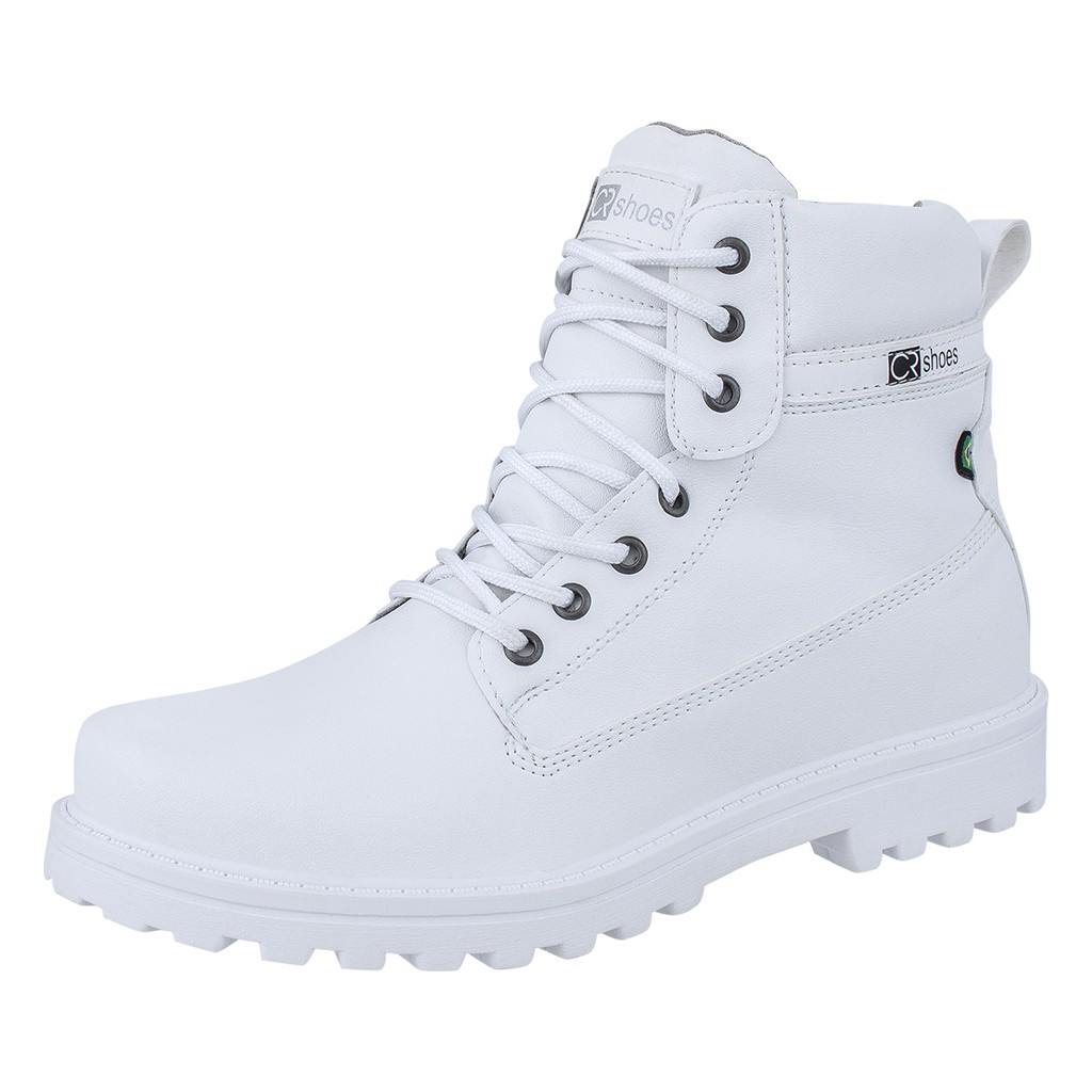 bota branca minimalista