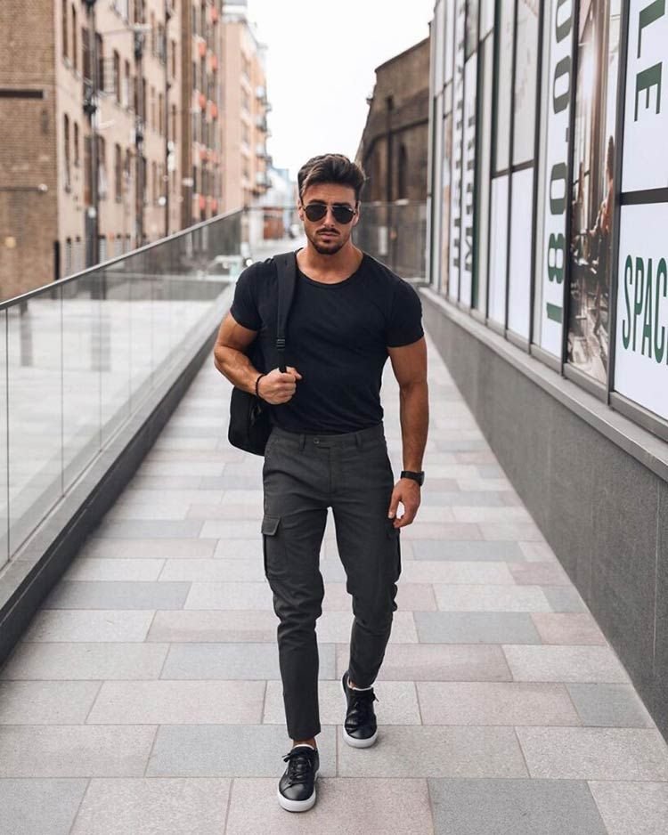 calça cargo oversized