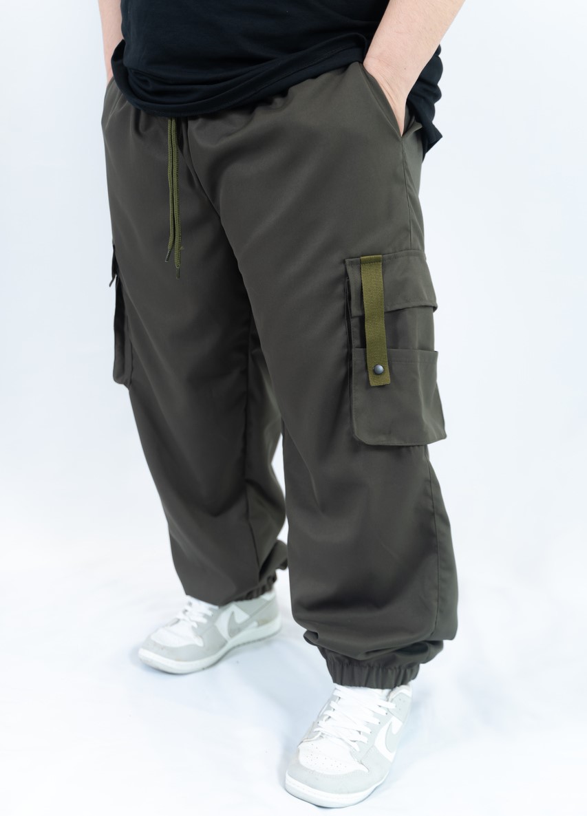 calça cargo wide leg