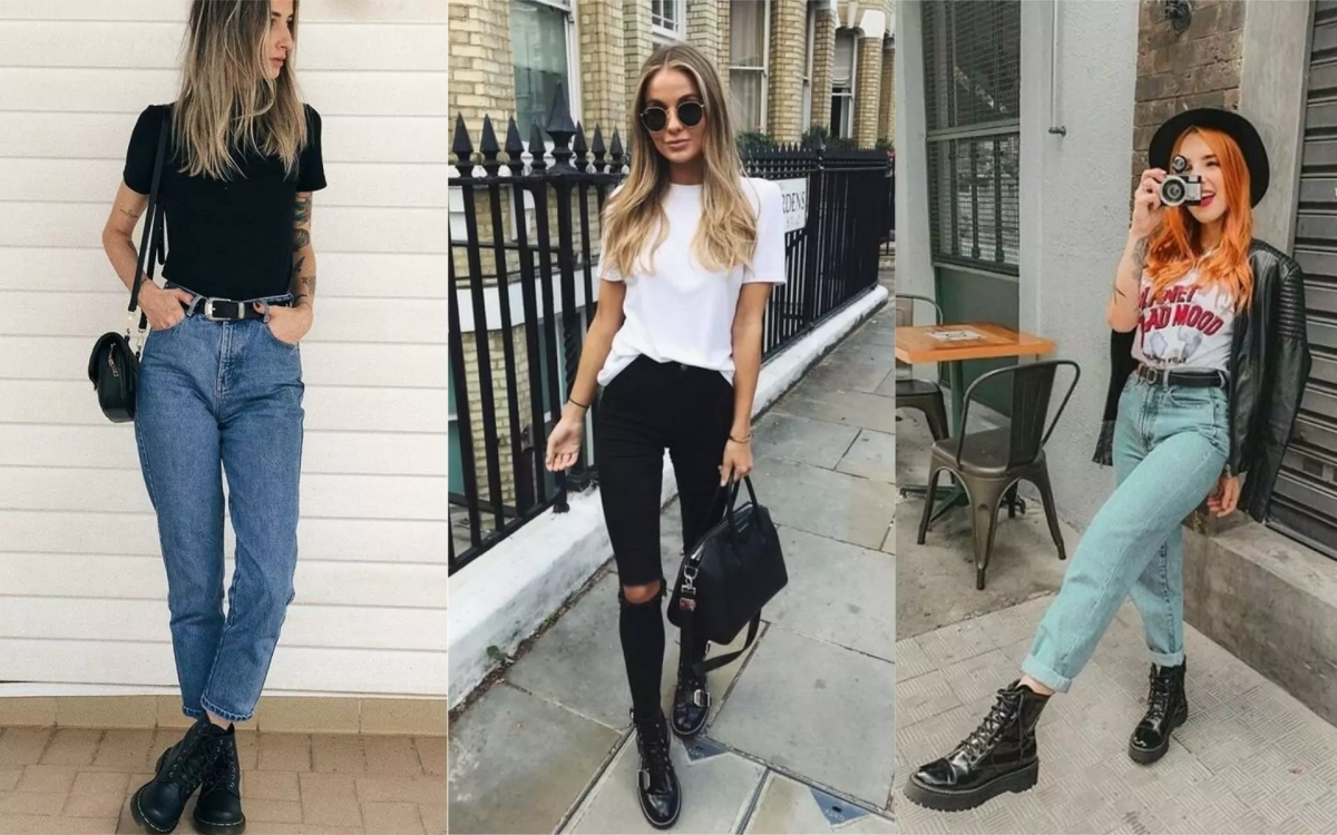 inspiração moda outono inverno coturno