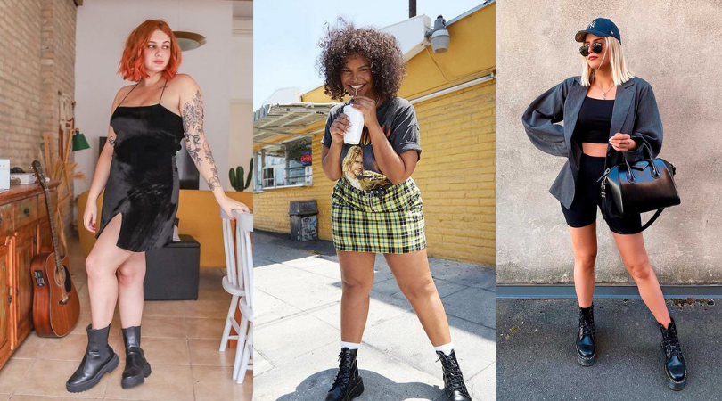 coturno plataforma looks