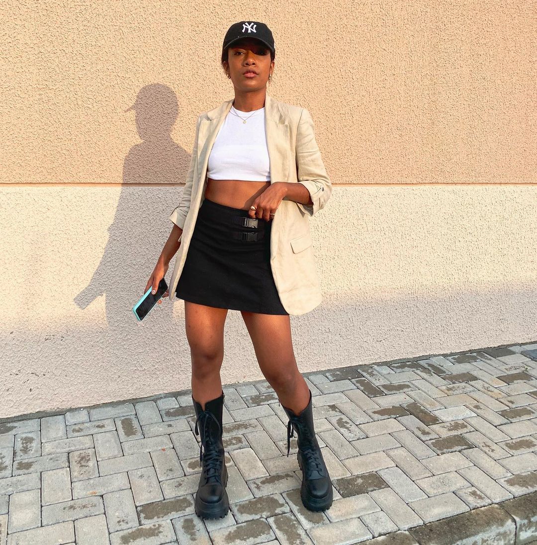 looks com coturno para trabalho