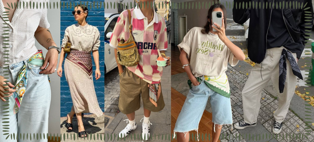 transformar look básico com lenço