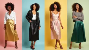 38 Ideias de Look com Saia de Cetim para Arrasar em 2026