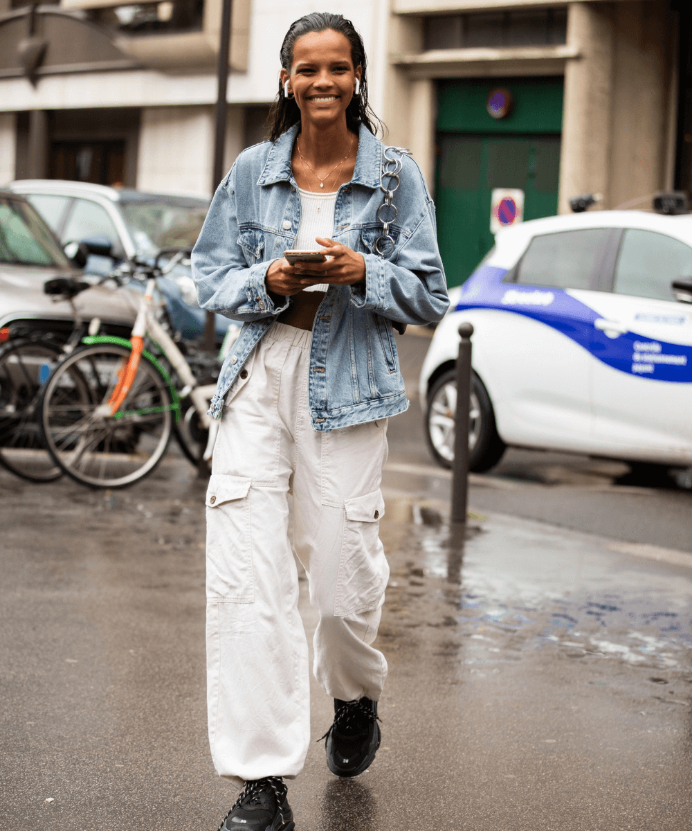 calça cargo feminina estilosa