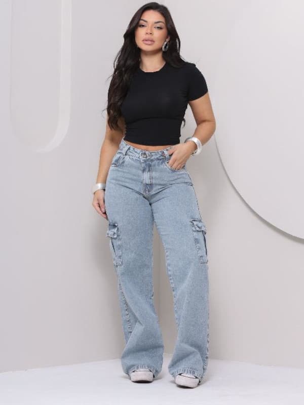 calça cargo feminina para trabalhar