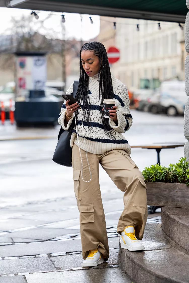 calça cargo feminina streetwear