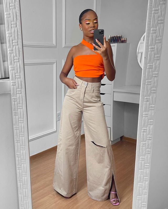 calça pantalona