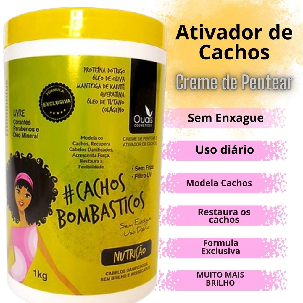 Creme para cabelo cacheado com custo-benefício
