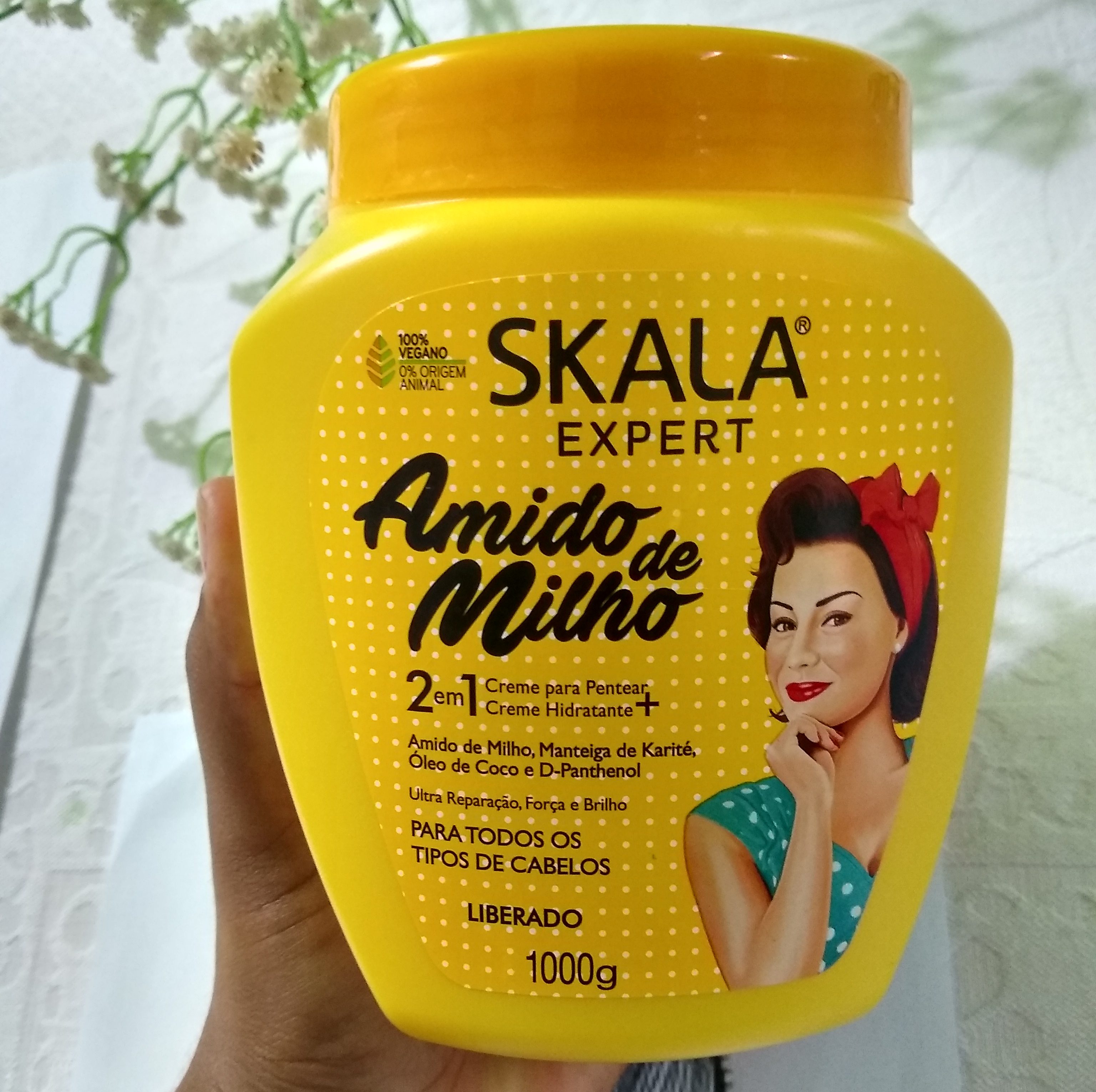 Creme para cabelo cacheado para cachos leves