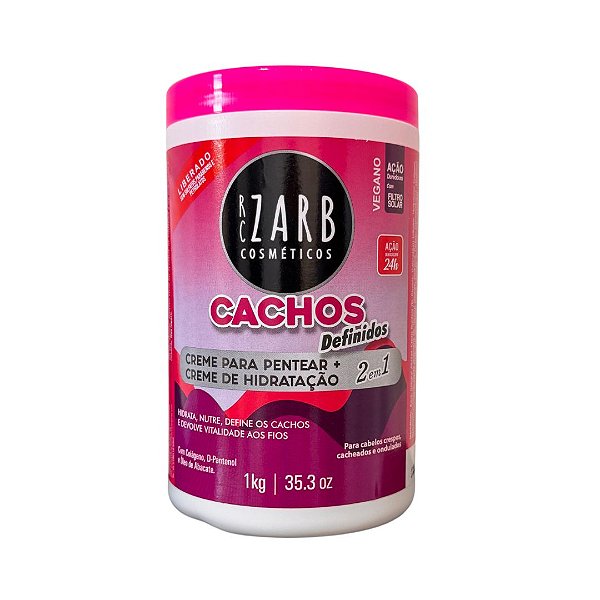 Creme para cabelo cacheado para cachos leves, nutridos e com brilho