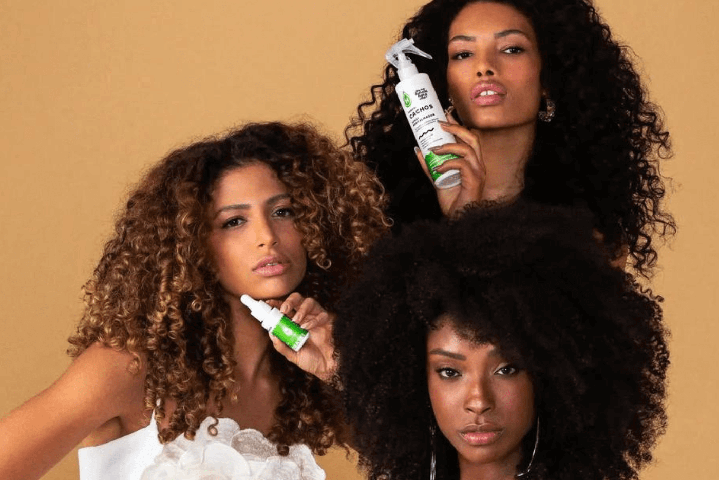Creme para cabelo cacheado com fórmula vegana