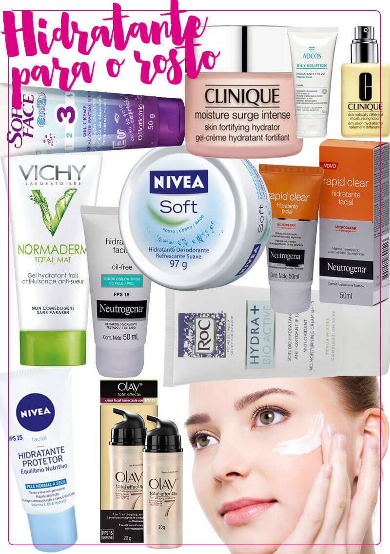 hidratante facial para pele seca