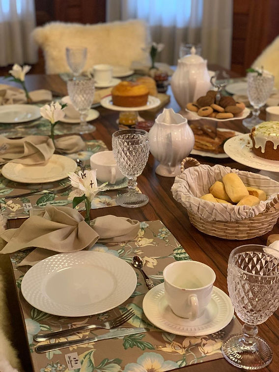 inspiração mesa posta café da manhã