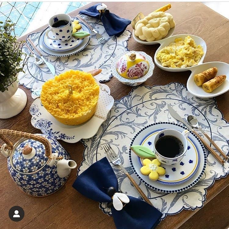 ideias mesa posta café da manhã