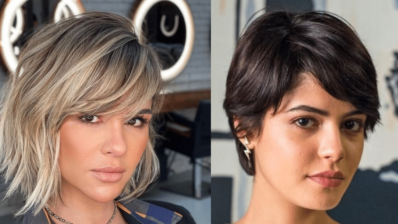 cabelo curto para rosto redondo