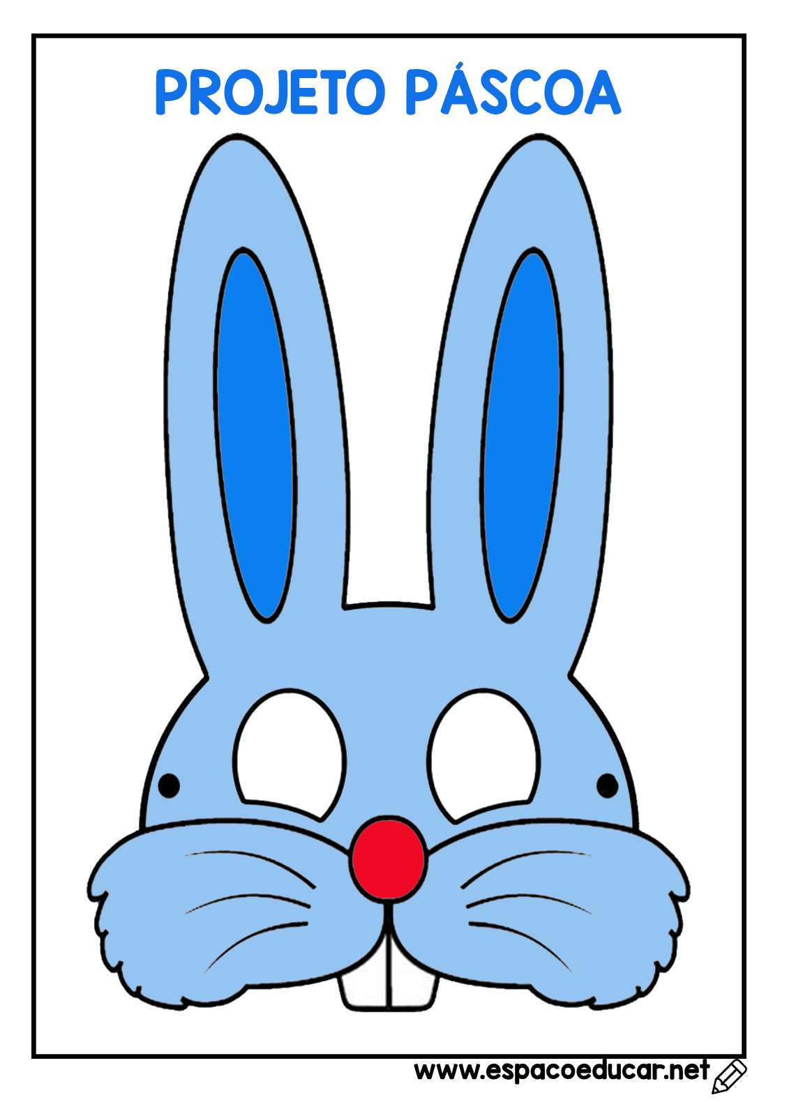 clipart coelho colorido