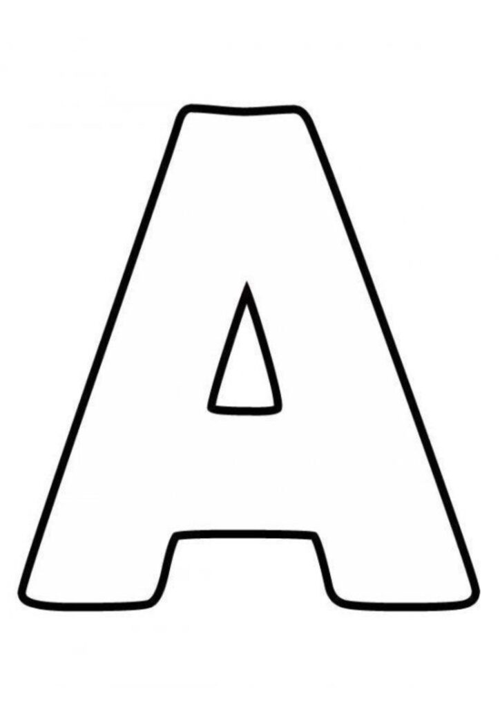 alfabeto grande para cartaz