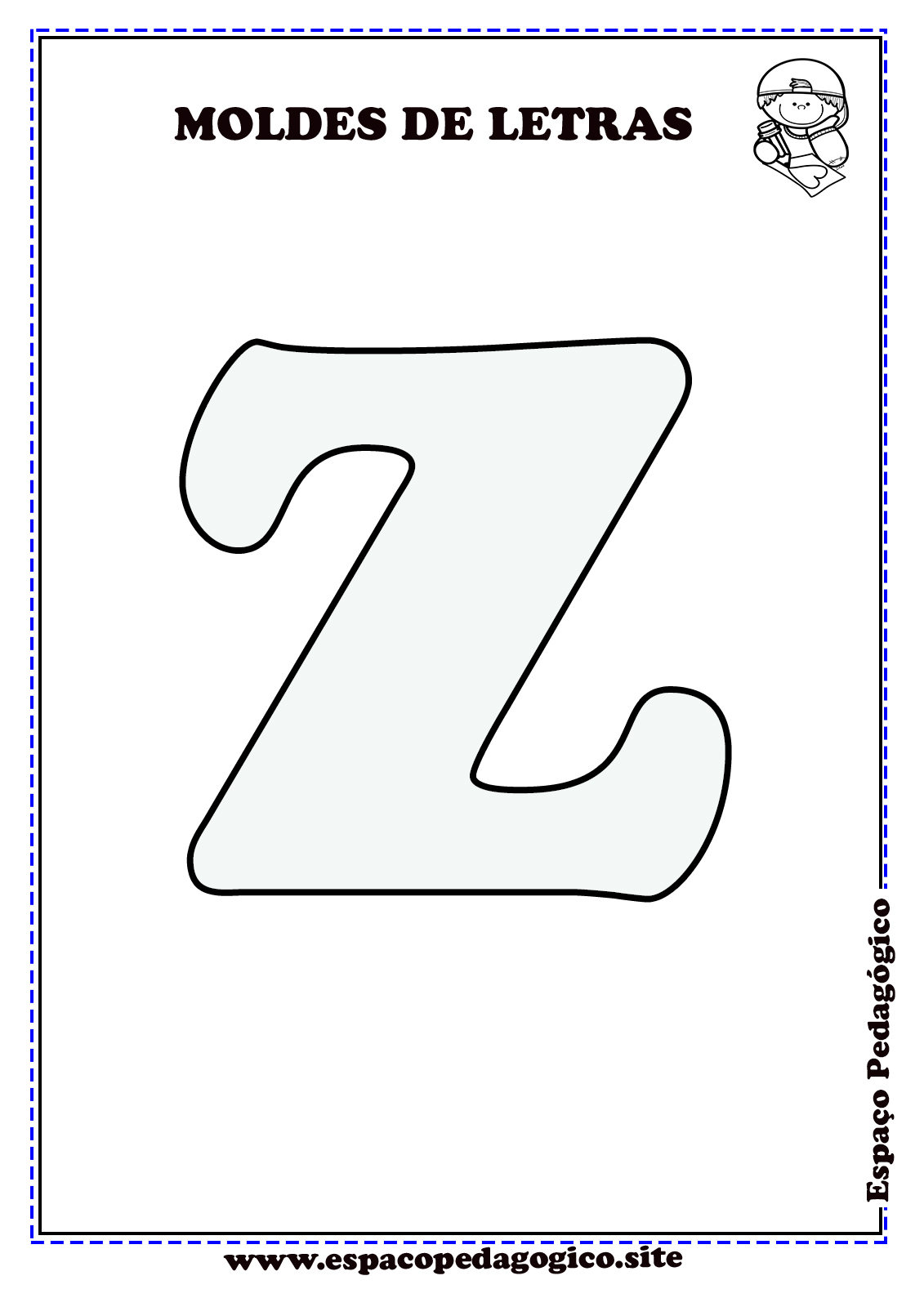 letras grandes para E.V.A.