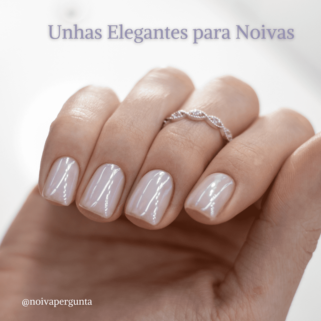 unhas de noiva para praia