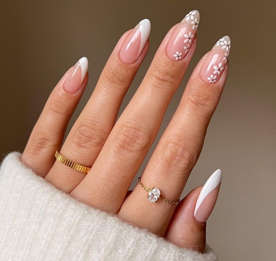 unhas decoradas noiva